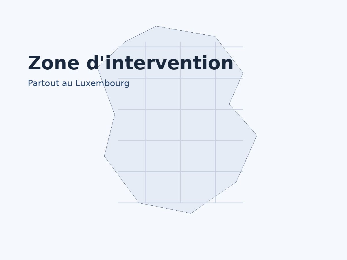 Zone d’intervention au Luxembourg